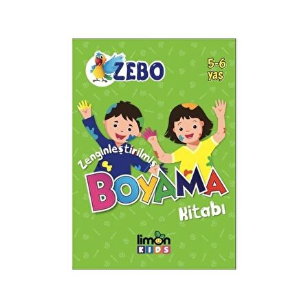 5 - 6 Yaş Zenginleştirilmiş Boyama Kitabı